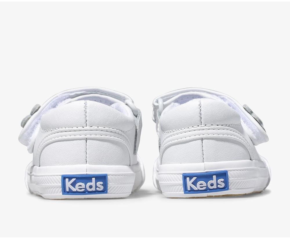 Slip On Παιδικα - Keds Ella Mary Jane - Λευκα - HDWUB1705